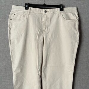 Sonoma Cream Girlfriend Pants